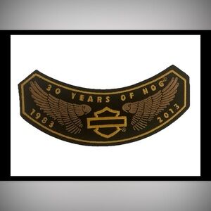 30 YEARS OF HOG HARLEY DAVIDSON Owners Group 1983-2013 NEW PATCH vest jacket